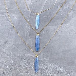 HP⭐️Estrella & Luna 18k kyonite pendant USA made